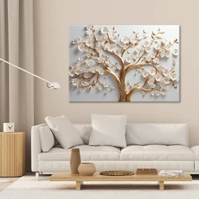 Gario Obraz na plátne Nádherný zlatý strom Rozmery: 100 x 70 cm