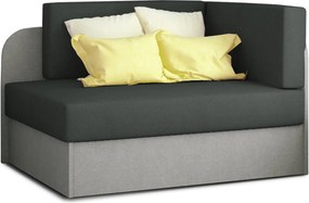 AKCIA Malá rozkladacia pohovka ROSA, tmavosivá/svetlosivá II. akosť