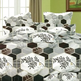 Bavlnené obliečky Homa GILBERT HEXA 3-dielna sada 140x200 cm