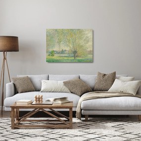 Sklenený obraz - Claude Monet, The Willows, reprodukcia (70x50 cm)