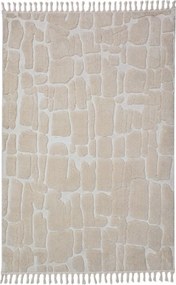 Krémový koberec 133x190 cm Esra Cobbled – Flair Rugs