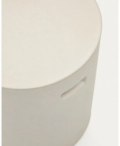 Betónová okrúhla záhradná podnožka ø 37 cm Aiguablava – Kave Home