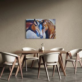 Obraz - Zamilované kone (90x60 cm)