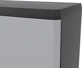 KIS-KETER Linear 009724BKGLCBS Vysoká skrinka, šírka 68 cm
