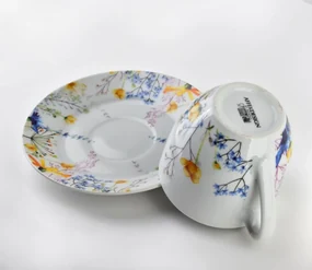 Porcelánová šálka s podšálkou Joy Composition 250 ml sada 6ks