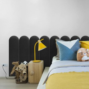 Zástena za posteľ - Oblúk - 20x80cm Farba: Grafit, Rozmer: 20x80