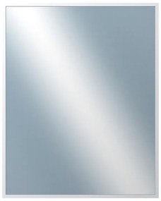 DANTIK - Zrkadlo v rámu, rozmer s rámom 40x50 cm z lišty Hliník biela (7003027)