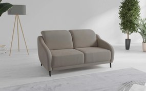 XXXLutz TROJMIESTNA POHOVKA, textil, farba lieskového orecha Sit & More - Sedačky - 000144024179