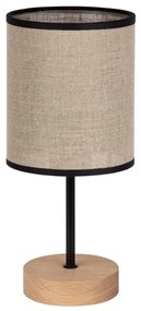 Spot-Light 77771974 - Stolová lampa NEGRO 1xE27/25W/230V dub