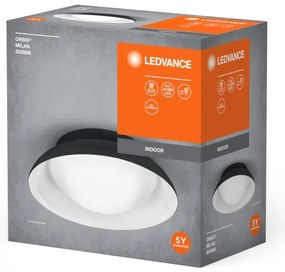 Ledvance - Stropné svietidlo ORBIS MILAN 2xE27/10W/230V čierna