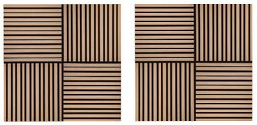 Livarno home Drevené panely, 8 kusov  (800011171)