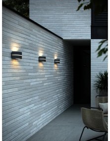 Nordlux - Vonkajšie nástenné svietidlo SIBELIS 1xE27/10W/230V IP44 antracit