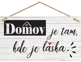 Bohemia Gifts Dekoratívny obraz na zavesenie -Home