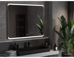 Mexen Nida, LED kúpeľňové zrkadlo s podsvietením 120x100 cm, 6000K, ochrana proti zahmlievaniu, 9806-120-100-611-00