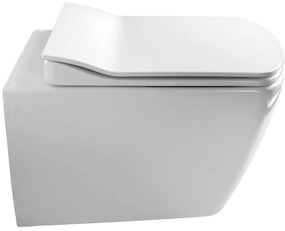 Sapho Sapho, GLANC WC sedátko, SLIM, Soft Close, biela, GC5030