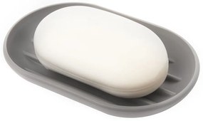 Sivá plastová mydlenka Touch – Umbra