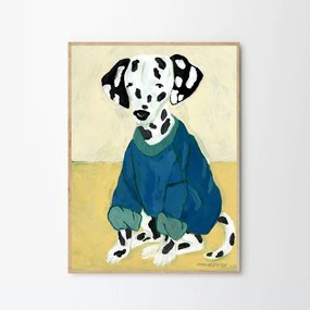 The Poster Club Plagát Dalmatian in Sweatshirt by Hanna Peterson A5 (mini)