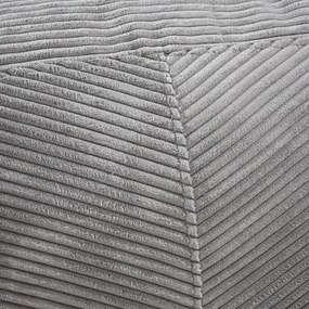 Tmavosivý menčestrový sedací vak Sofa Tube 160 – SLOWDOWN