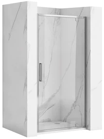 Rea Rapid Swing, 1-krídlové sprchové dvere 100 x 195 cm, 6mm číre sklo, chrómový profil, REA-K5607