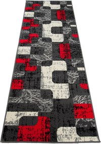 TA Koberec D322A TMAVO SIVÁ LACNÁ PP CRM Rozmer: 80x300 cm