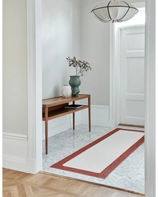 Vnútorný a vonkajší koberec v tehlovo-krémovej farbe 70x120 cm Ilda Brick – Pappelina