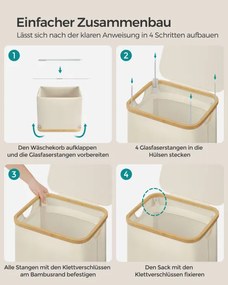 Kôš na bielizeň 90L LCB509W01