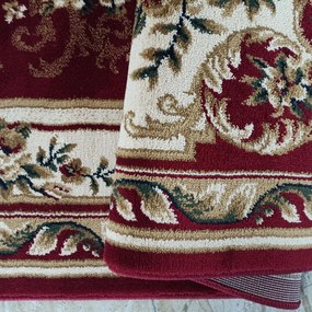 DY Červený koberec s orientálnym vzorom Exclusiv 04 N Rozmer: 80x150 cm