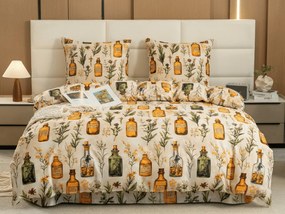 Obliečky z mikrovlákna APOTHECARY krémové Rozmer obliečky: 70 x 90 cm | 140 x 200 cm