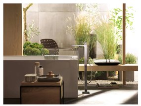 Hansgrohe Metropol, vaňová batéria na podlahu, kefovaný bronz, HAN-32532140