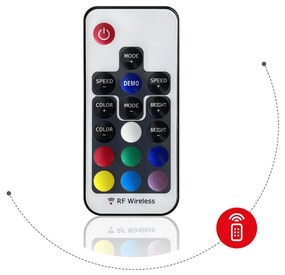 PC stolík Hyperion 3.3 (čierna + viacfarebná) (s LED osvetlením). Akcia -18%. Vlastná spoľahlivá doprava až k Vám domov. 1087506