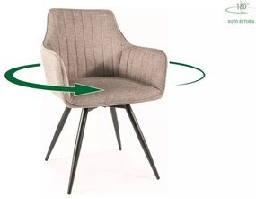 Otočné jídelní křeslo Ballo Brego béžové