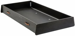 Zásuvka pod posteľ 90x190cm Nebula - čierna/sivá