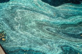 Protišmykový behúň LOTUS SHADOWS 37750 zelený