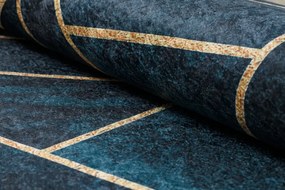 Dywany Łuszczów, Kusový koberec ANDRE Mosaic 1173, 120x170, modrá, chodba / predsieň