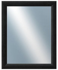 DANTIK - Zrkadlo v rámu, rozmer s rámom 40x50 cm z lišty LEDVINKA čierna (1446)