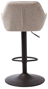 Béžová barová stolička s nastaviteľnou výškou Nolan – Unique Furniture