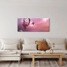 Obraz - Víla na plávajúcom ostrove (120x50 cm)
