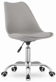 SUPPLIES ALBA Otočná stolička - šedá farba