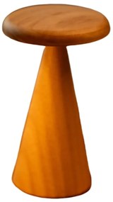 LED stolová lampa v prírodnej farbe s dreveným tienidlom (výška 21 cm) Sylva – Gingko