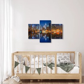 Obraz Manhattanu v noci (90x60 cm)