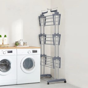 Viacposchodový sušiak na bielizeň