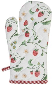 Bavlnená chňapka s motívom lesných jahôd Wild Strawberries - 16 * 30 cm
