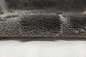 Kúpeľňový koberček Ocean tmavosivý kruh