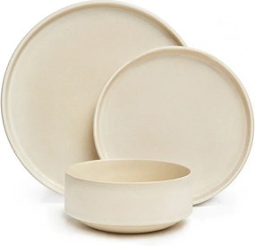 18-dielna súprava béžovej kameniny Bonami selection Malia