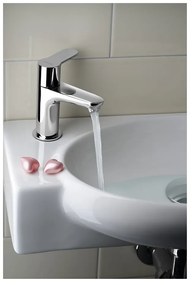 Umývadlový ventil v lesklej striebornej farbe Small – Sapho