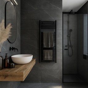 BPS-koupelny Kúpeľňový radiátor CORSO BL 4 50x120 cm, čierny