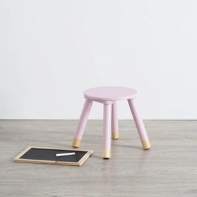 Ružová detská stolička STOOL PINK