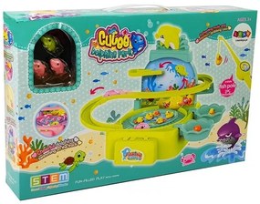 LEAN TOYS Súprava na chytanie rýb Ružová