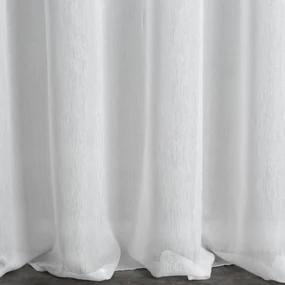 ZÁCLONA NA PÁSKE REBECCA 400X250 CM BIELA