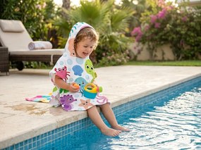 Detské pončo SPLASH farebné 60x120 cm